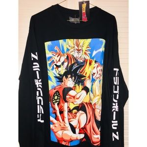 SOLD! Long Sleeve Dragon Ball Z T-Shirt Graphic